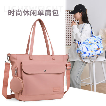 Cross-Border New Multifunctional Mother and Baby Bag Large Capacity Front Patch Pocket Mommy Bag Baby Outing Large Capacity Mother and Baby Bag