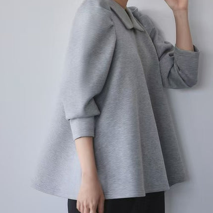 2025 New Thickened Air Layer Long-Sleeve Sweatshirt, High-Quality Fabric, in Stock