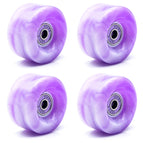 Purple and white color mixing wheel (including bearing) 4