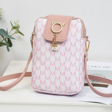 Classic Printed Mobile Phone Bag 2025 New Women Bags Women's Simple Small Bag Casual Western Style Crossbody Small Bag