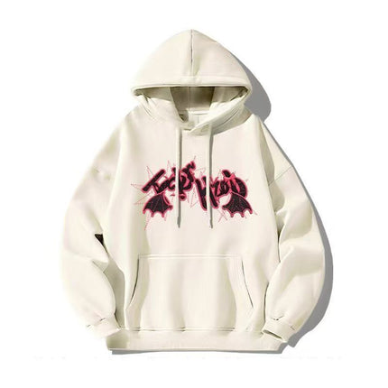 High-End Men's and Women's Long-Sleeved Ins-Style Tops, Special Couple Wear, Autumn and Winter Velvet Hooded Sweatshirts, Trendy Brand Class Uniforms