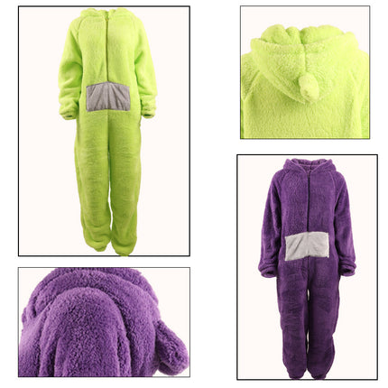 Antenna baby pajamas adult children Boys and Girls cute girl cartoon homewear winter one-piece pajamas