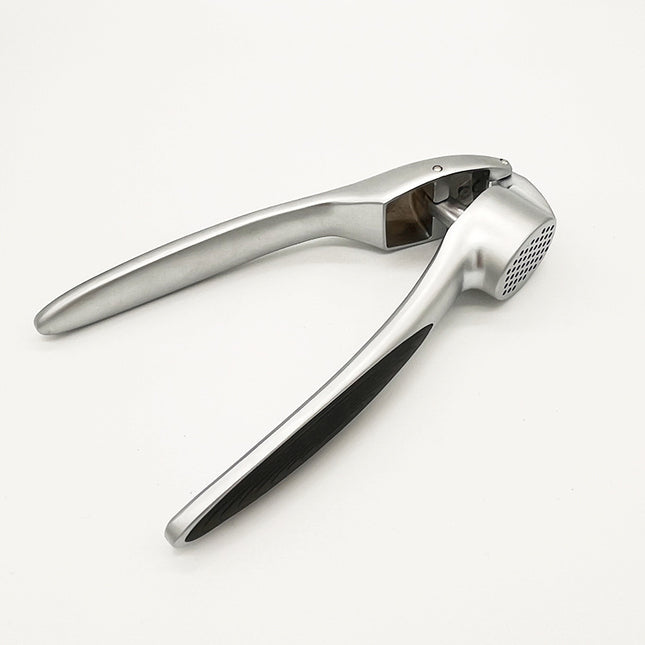 Manual Stainless Steel Zinc Alloy Garlic Press Household Kitchen Multi-Functional Garlic Press Thickeneded Clip and Pinch Garlic Press