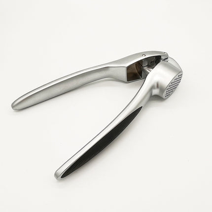 Manual Stainless Steel Zinc Alloy Garlic Press Household Kitchen Multi-Functional Garlic Press Thickeneded Clip and Pinch Garlic Press