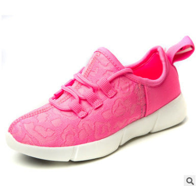 New Spring and Summer Men's and Women's Casual Shoes, Fashionable Luminous Shoes, USB Rechargeable Light Shoes, Fashionable Casual Shoes