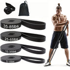 Black 4-piece set + door buckle + storage bag