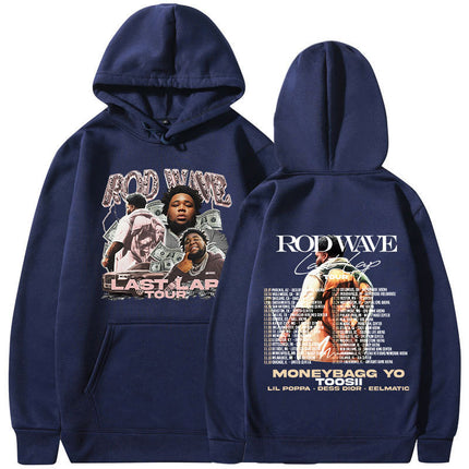 Rapper Rod Wave Last Lap Tour Graphic Hoodies Men Women Clot