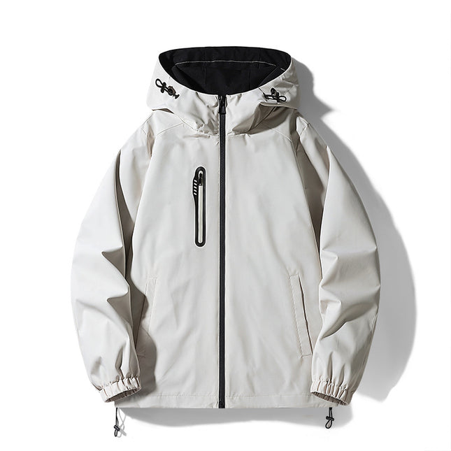 Live Explosions Jacket New Waterproof Charge Clothes Couple's Hooded Outdoor Mountaineering Functional Clothes Loose Jacket