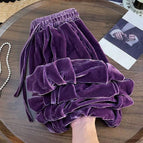 Purple [velvet and thickened] / S [recommended around 45kg ]