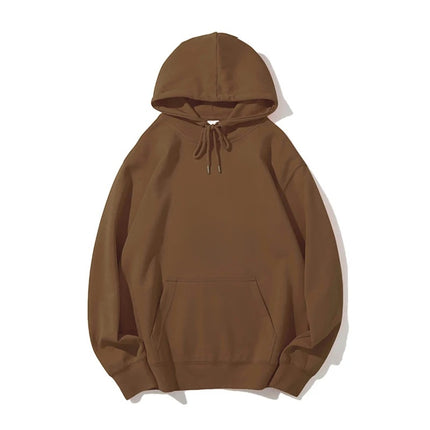 Men's autumn AG300g health cloth solid color hooded vests men's cross-border fashion brand men's coat printing wholesale