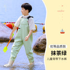 Children's water pants superior quality matcha green (recommended to increase one yard) / 27 (inner length of shoes is cm)