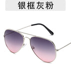 Silver frame gray powder / As shown in the picture