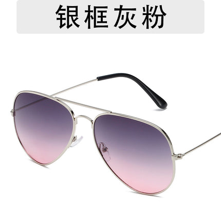 3025 fashion aviator goggles men and women personalized hip-hop all-match sunglasses 3026 colorful ocean sunglasses