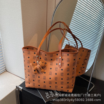 Cross-Border Popular Tote Bag for Women Large Capacity 2025 New Versatile Trendy Shoulder Bag High-End Fashion Underarm Bag