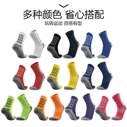 Cross-Border Adult Thickened Towel Casual Football Non-Slip Wear-Resistant Mid-Tube Sweat-Absorbent Breathable Sports Socks Wholesale Socks