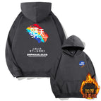 80007U2-Back Inclined Board Sunny-Hooded Iron Grey fleece-lined / 150XXS