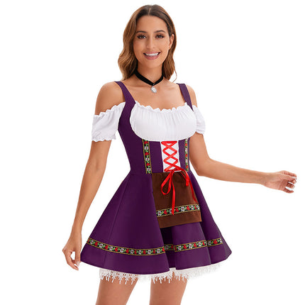 2024 European and American New German Beer Festival Girl Maid dress Stage Ball Performance Dress Carnival