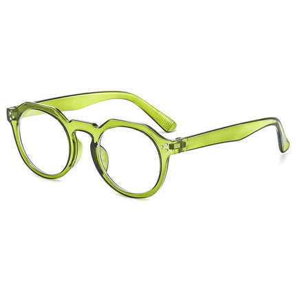 Irregular Anti-Blue Light Rice Nail Glasses Frame Jelly Color Fashionable Trendy Same Style Personalized Full Frame Glasses 3387