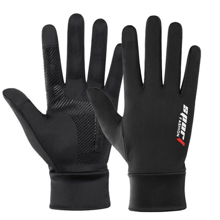 Cycling Gloves, Outdoor Driving Gloves, Electric Vehicle Sun Protection Gloves, Non-Slip Touch Screen Fingerless Gloves, Men's Fishing Ice Silk Gloves Wholesale