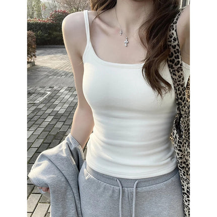2025 New Sling with Chest Pad Removable All-match Slim-fit Slim-fit Waistband Vest Women's Wholesale