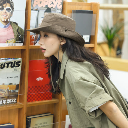 Thin Outdoor Quick-drying Hat Cowboy Fisherman Hat Women's Summer Mountaineering Hiking Fishing Hat Men's Camping Sun Hat