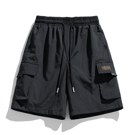 Summer New Men's Shorts Japanese Tooling Pants Loose Straight Thin Breathable Fashionable All-match Casual Pants