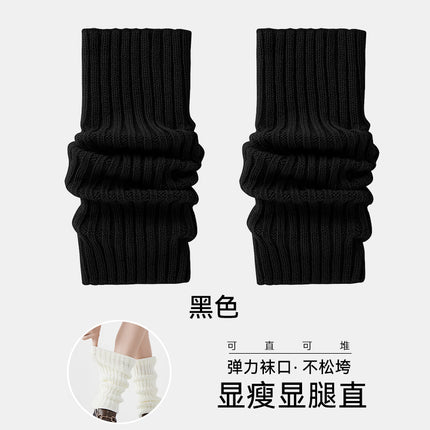 Kefei Women's Autumn and Winter Cotton Ribbed Slimming Thickened Fleece-Lined Thermal Leggings