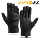 Fleece-lined Black Eagle full finger Black / M