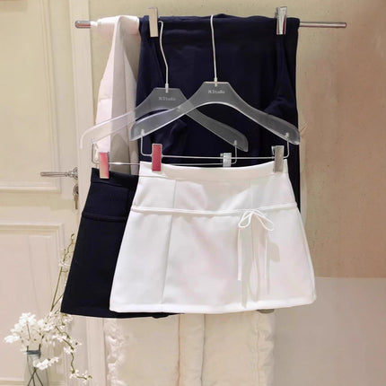 Trendy Niche Spring/Summer Bow Clearance Pencil Skirt 2025 A-Line Midi Skirt