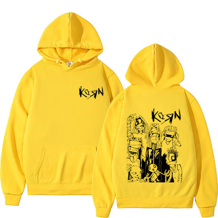 Limited Rock Band Korn Hoodie Men Women's Gothic Vintage Hoodie