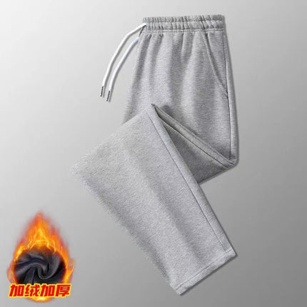 Autumn New Sports Pants Trousers Men's Sports Casual Straight Leg Loose Men's Sweatpants fleece-lined Trendy Wholesale Leg Pants