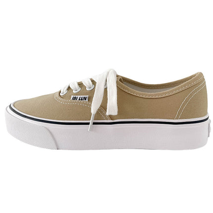 608 classic canvas shoes women's Korean-style ulzzang versatile preppy style flat retro Hong Kong style ins board shoes for students