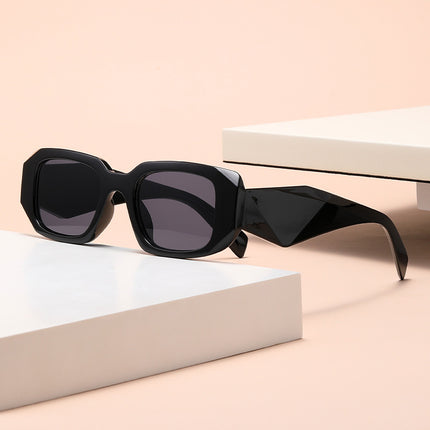 2026 European and American Irregular Punk Sunglasses Retro Ins Sunglasses Street Style Small Square Frame Men's Street Style Cut-Edge Glasses