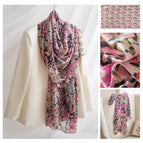 -1 pink and purple small floral fhz25-9680 / 176*110