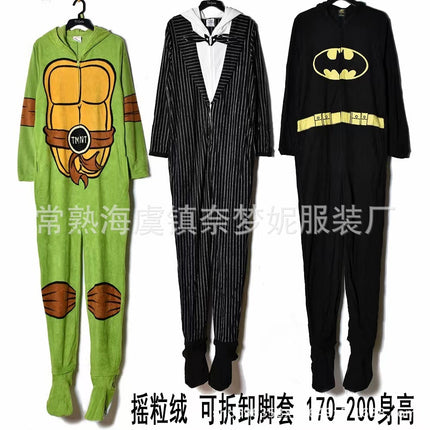Source Factory Spring & Fall New Model Launched Cross-Border Polar Fleece Large Size Halloween Cosplay Costume Mixed Batch