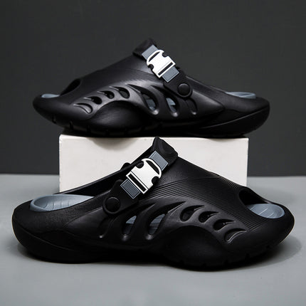 Men's Shoes 2025 Summer Sports Slippers Non-Slip Shock-Absorbing Clogs Outdoor Leisure Vacation Soft-Soled Lightweight Sandals