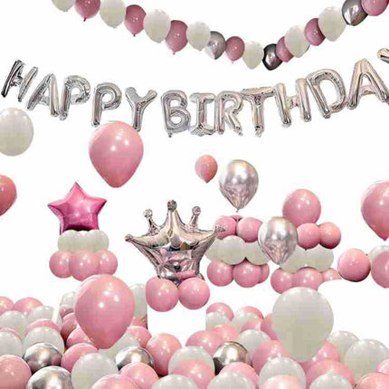 Birthday Balloon Party Decorations Scene Layout Background Wall Dressing Supplies Premium Feeling Package Foreign Trade suit