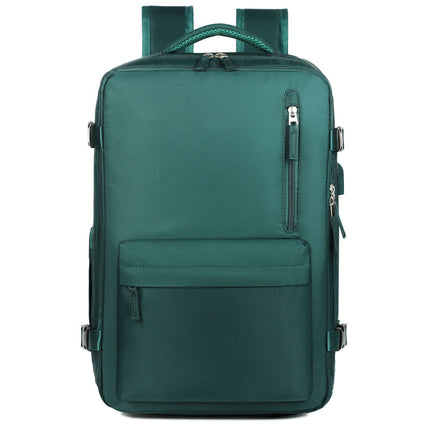 Cross-Border Simple Large-Capacity Business Commuter Backpack High-End Backpack Men's Travel Bag Multi-Functional Computer