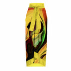 Yellow gauze skirt / All yards