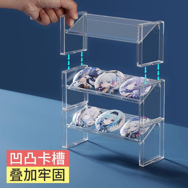 Stackable Tea Bag Storage Box Desktop Capsule Coffee Storage Rack Tea Room Storage Rack Tea Bag Transparent Storage Box