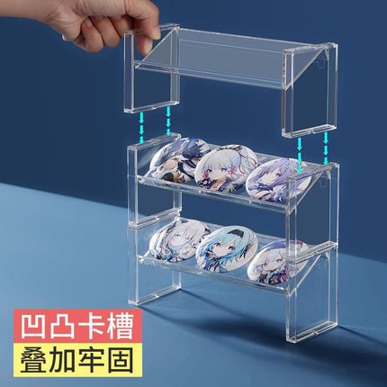 Stackable Tea Bag Storage Box Desktop Capsule Coffee Storage Rack Tea Room Storage Rack Tea Bag Transparent Storage Box