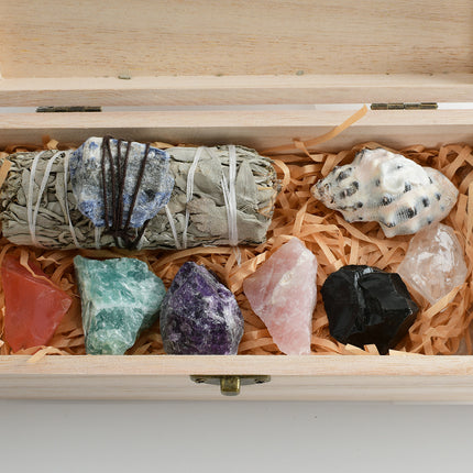 Natural Crystal White Sage Crystal Stone suit Ornaments Aromatherapy Home Office Ornaments