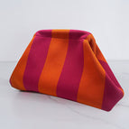 Orange and purple thick stripes
