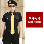 Women's black short sleeves (no accessories) / S