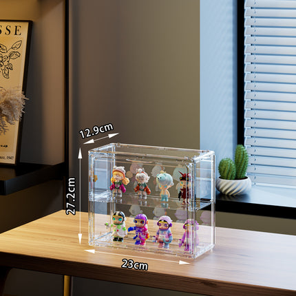Blind Box Storage Display Stand Desktop Transparent Dustproof Acrylic Lego Bubble Mate Storage Cabinet Hand Display Box