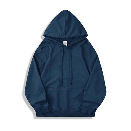 350g Hooded Sweatshirt for Men and Women, Spring & Fall Hooded Pullover Top, Loose Couple Outwear, Casual Pure Cotton, Printable