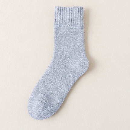 Socks Men's Autumn and Winter fleece-lined Thickened Warm Terry Socks Men's Towel Socks Winter Floor Socks Extra Thick Cotton Socks