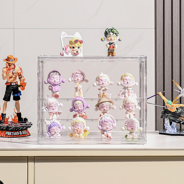 Model Figure Display Stand Doll Storage Box Acrylic Display Box Transparent Shelf Plush Doll Blind Box