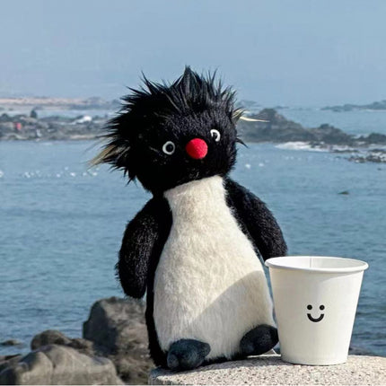 Cross-border Peanut Penguin Doll Internet Popular Cute small size Soft Children Baby Pacifying Plush Doll