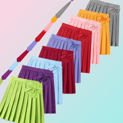 Factory Outlet in stock New High Waist Japanese plus size Animation Pleated Skirt Spring and Autumn COS Class Uniform School Uniform Men's and Women's Skirt